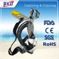 Comfortable full face snorkel mask