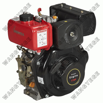 Motor diesel com 4,2 HP único cilindro e Recoil Starter ou sistema de combustão injeção direta