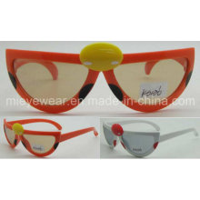 Fashion Kids Sunglasses with Plastic Decoration (KS136)