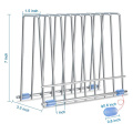 Rack de secado de soporte inoxidable para escritorio reutilizable