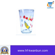 Decal Flower Glass Mug Glass Cup for Water Tableware Kb-Hn0741