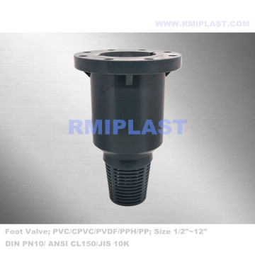 PVC Bottom Valve Flange End ANSI CL150