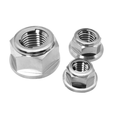 ANSI/ASME M8 Titanium hex flange nuts