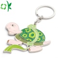 Presentes auspiciosos do projeto original que imprimem Keyrings do silicone