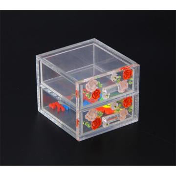 Double Layer Acrylic Jewelry Box