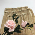 Custom lace clip in hair extensions