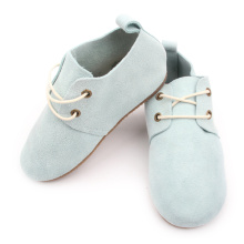 Nuevos estilos de zapatos Oxford de goma para niños de cuero de moda
