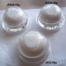 15g 30g 50g Domed Shape Acrylic Cosmetic Packaging Container