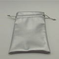 Custom Drawstring cetim tecido saco de pó