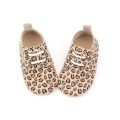 Wholesale Genuine Leather Leopard Baby Shoes Oxford Shoes