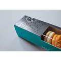 Custom Print 6 Macaron Packaging Box with Window