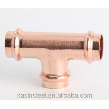 Copper M profile press pipe fitting plumbing fitting