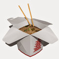 Paper Take-Out Boxes - Noodles - Kraft