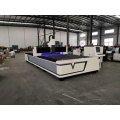 CNC fiber laser cutting machine with laser generator