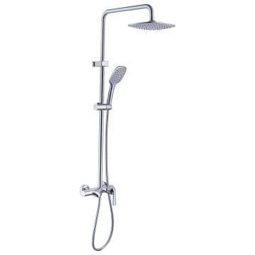 Bathroom Brass Rain Shower Faucet in Polished