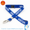 High Quality Wholesale Visitor Printed Polyester Lanyard with Metal Buckle in Customized Logo