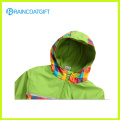 High Quality Kids PU Raincoat with Jersey Lining Rpu-006