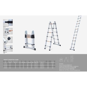 Escalera telescópica Escalera de aluminio combinada con junta