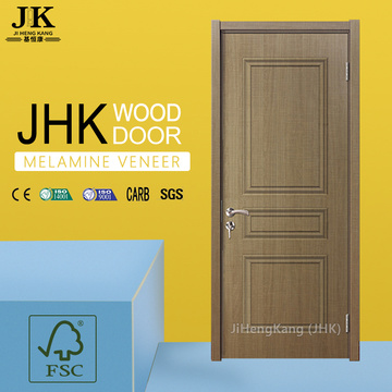 Panel de puerta moldeada en melamina JHK Diseño de puerta de madera de lujo