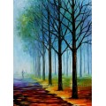 Handmade Palette Knife Modern Oil Painting on Canvas