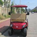 carro de golfe de dois lugares movido a bateria ou gás