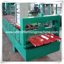 Colored Steel Roofing Tile Press Equipment New Condition Metal Roof Tile Roll Forming Machine