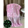 Glow in Dark Throw Blanket Gift for Kids