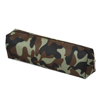 Custom Canvas Camouflage Pen Bag for School