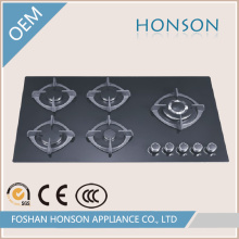 Wholesale Fashion High Quality Glass Top 5 Burner Kitchen Stove