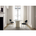 Copia moderna Diseño de silla de cuero muebles al por mayor silla de comedor Italia muebles para el hogar silla de tela ajustable (altura)