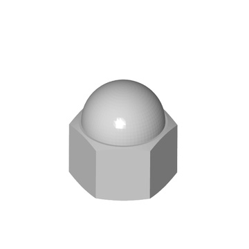 Standard Hex Domed Cap Nut