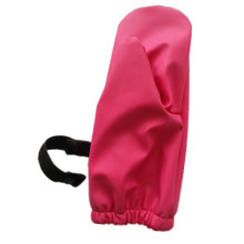 Rojo PU guantes de lluvia para el bebé/niño
