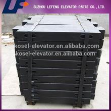 Elevator components Casting iron counterweight