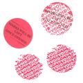 Red Anti-Counterfeiting all Transfer Security VOID sticker