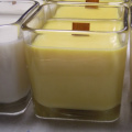 Soybean Candles in Square Jar with Wood Wick