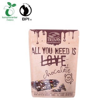 Biodegradable Standup 500g Chocolate Pouch with Zipper