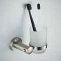 Toothbrush Tooth Cup Holder With Glass Cup