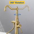 Floor Standing Tub Faucet for Bathroom or Hotel