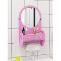 Customized PVC materials Cosmetic Mirror with Cabinet