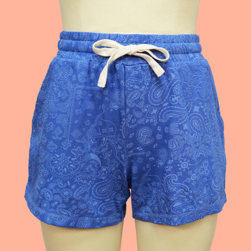 shorts de pijama de algodão senhoras