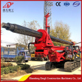 Hydraulic solar project  highway guardrail pile+driver