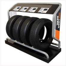 Customized vehicle tyres display rack