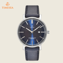 Homens Relógios de luxo Homens Water Resistant Leather Quartz Watch 72394