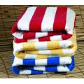 100% Cotton Yellow White Stripe Hotel Pool Towels