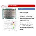 Compact 3DES Encrypting PIN Entry Device for security device, metal pin pad