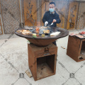 Уникальные продукты Corten Grill BBQ для вечеринки на открытом воздухе