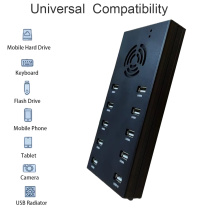 USB 2.0 Hub Splitter de 10 puertos de alta velocidad
