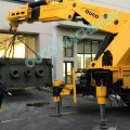 Heavy Truck Mounted Crane With Folding Boom