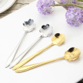 Stainless Flower Shape  Stir Spoon  Custom