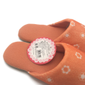 New design orange velour latest ladies slipper designs